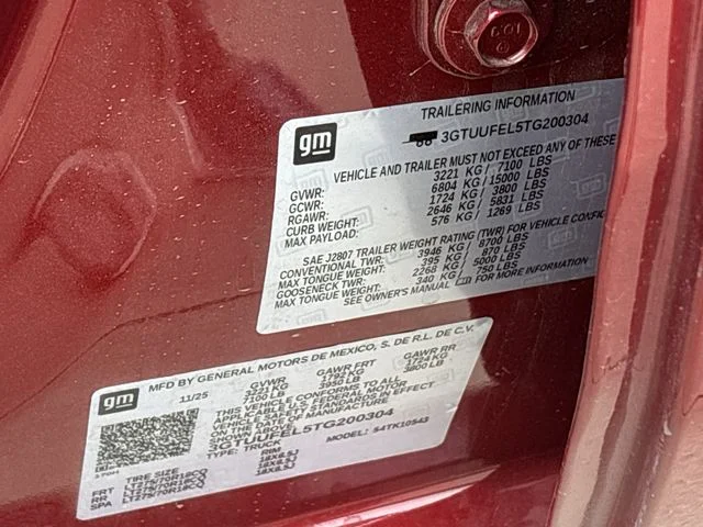 New 2026 Volcanic Red Tintcoat GMC AT4X image 84