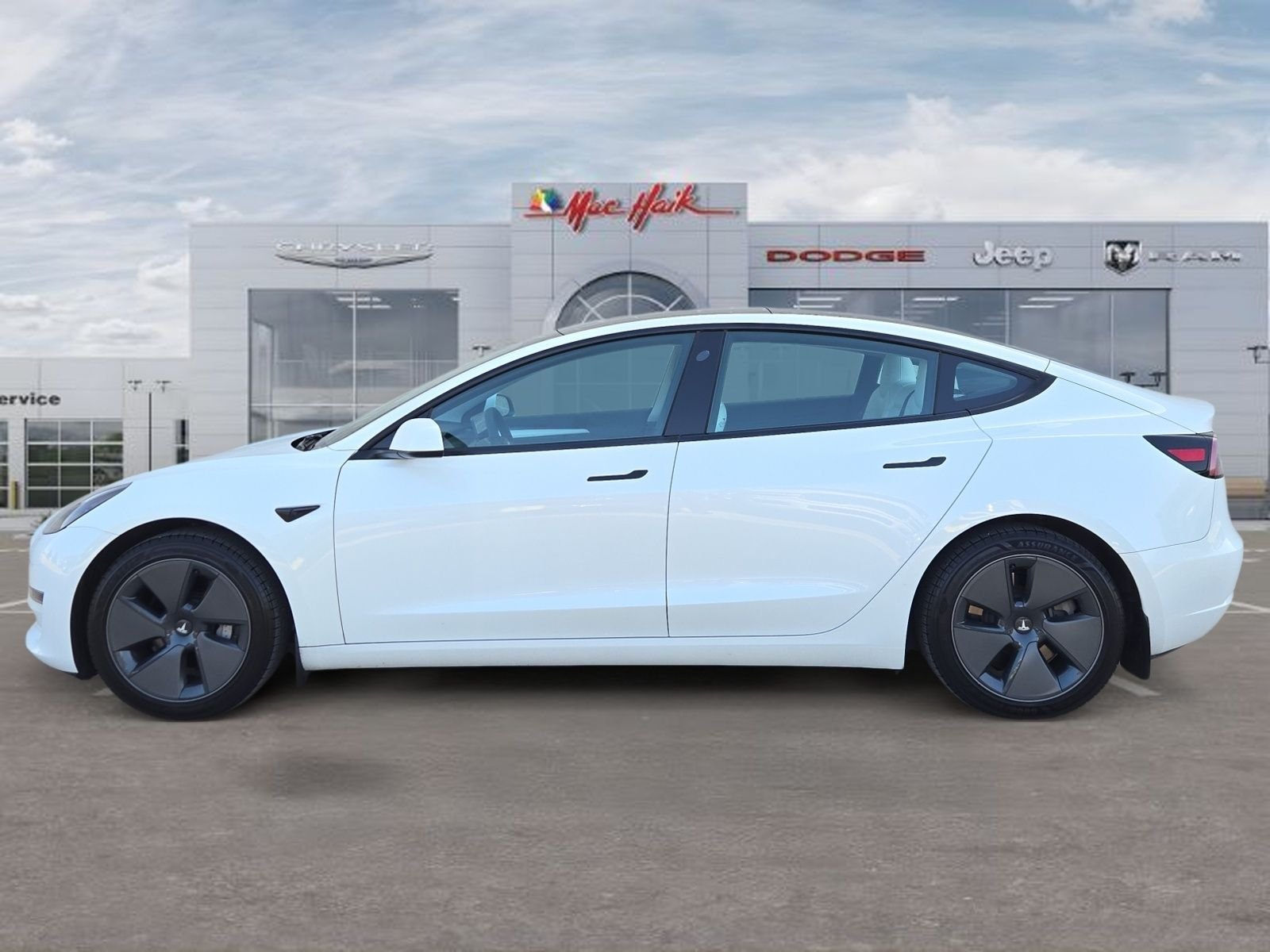 Used 2023 White Tesla Base image 2