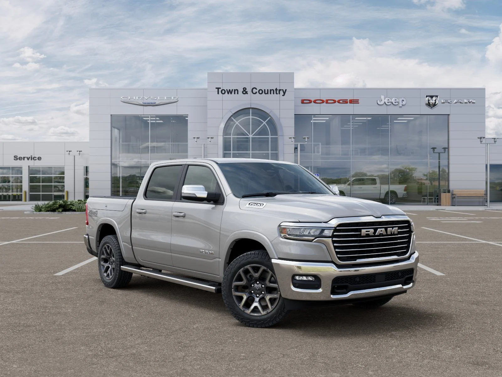 New 2027 Silver Zynith Exterior Paint RAM Laramie image 31