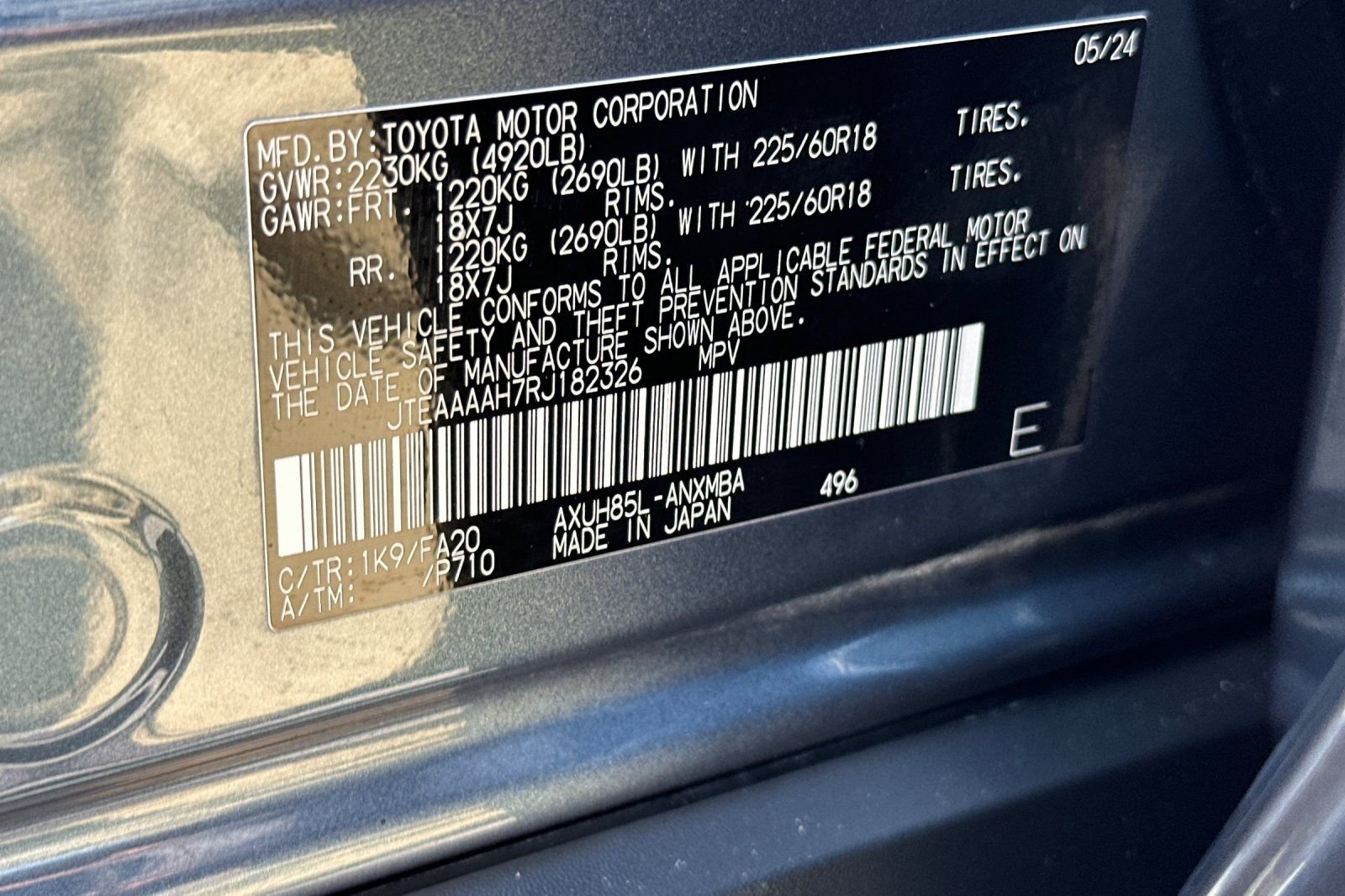 Used 2024 Gray Toyota LE image 29