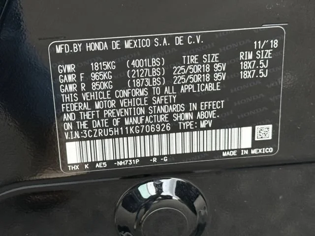 Used 2019 Crystal Black Pearl Honda Sport image 19