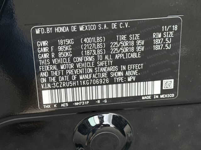Used 2019 Crystal Black Pearl Honda Sport image 19