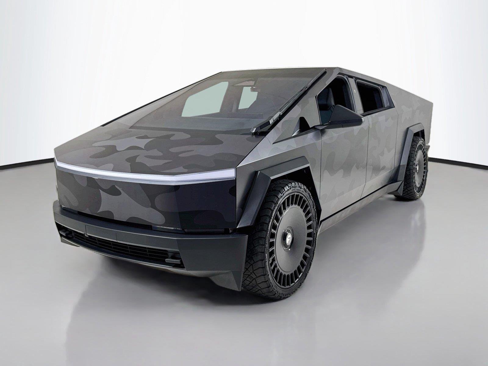 Used 2024 Camo Wrapp Tesla Cyberbeast | Forgiato Wheels | Camo Wrap image 33