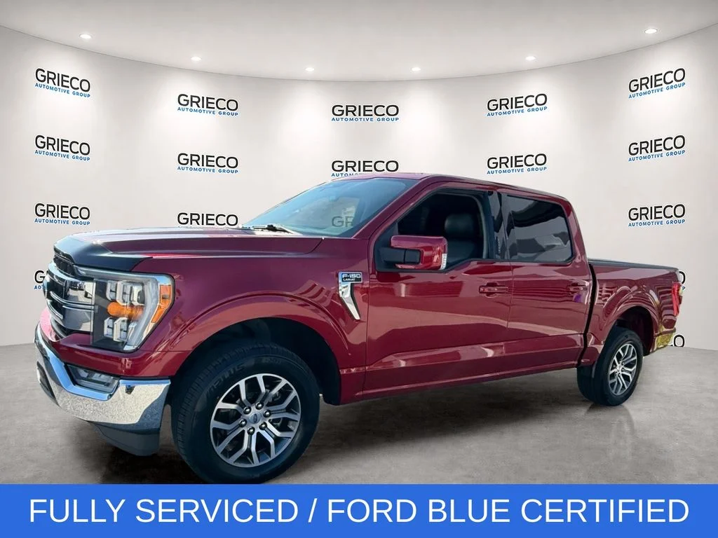 Used 2021 Red Ford Lariat image 3