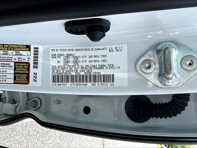 Used 2021 White Toyota TRD Off-Road image 21