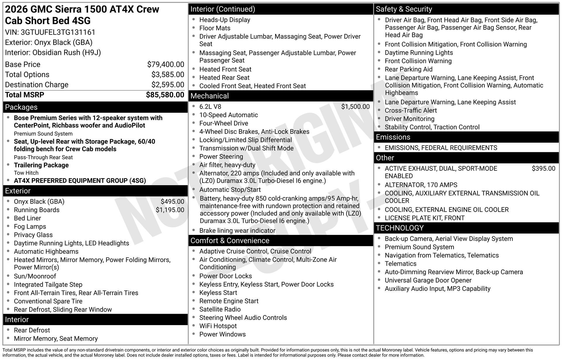 2026 GMC SIERRA - Image 3