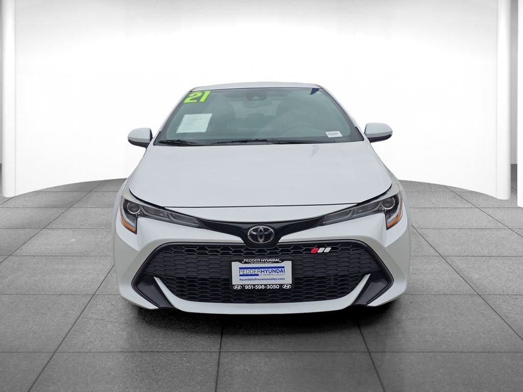 Used 2021 Toyota Corolla Hatchback SE with VIN JTNB4MBE6M3120429 for sale in Moreno Valley, CA