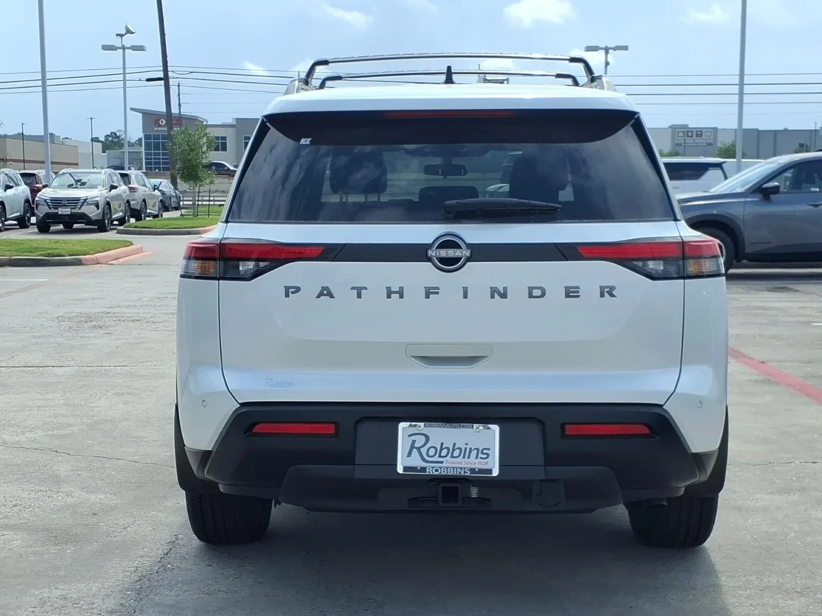 2026 Nissan Pathfinder SV White at Robbins Nissan