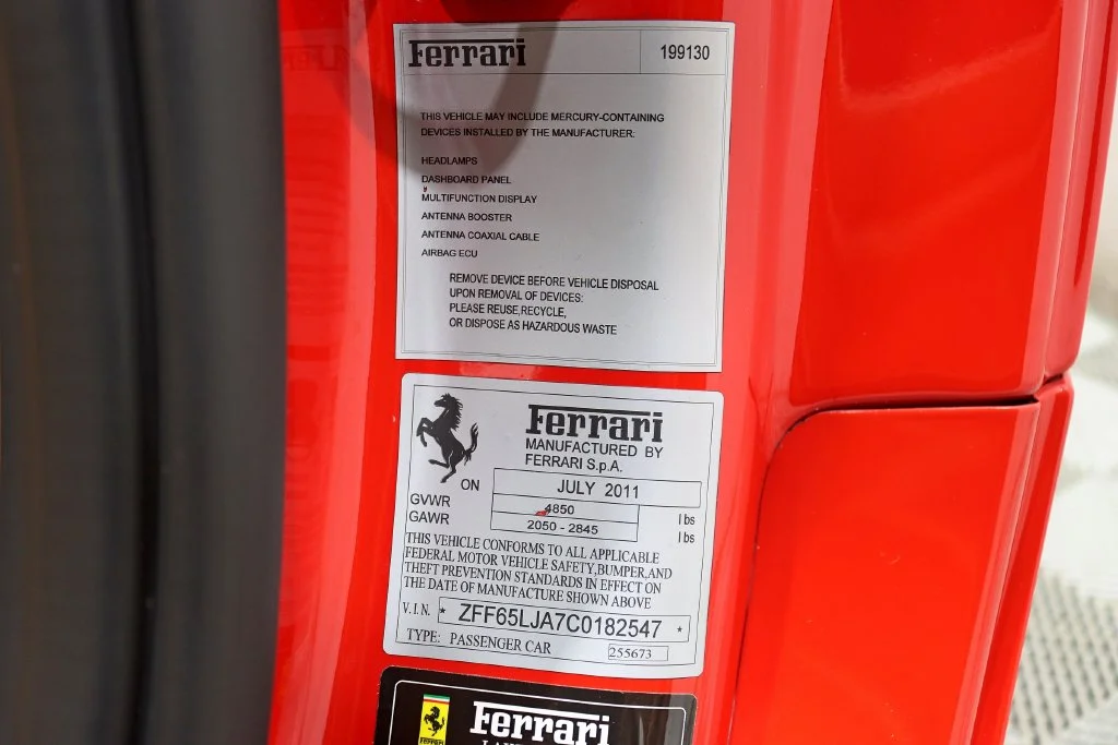 Used 2012 Red Ferrari Base image 32