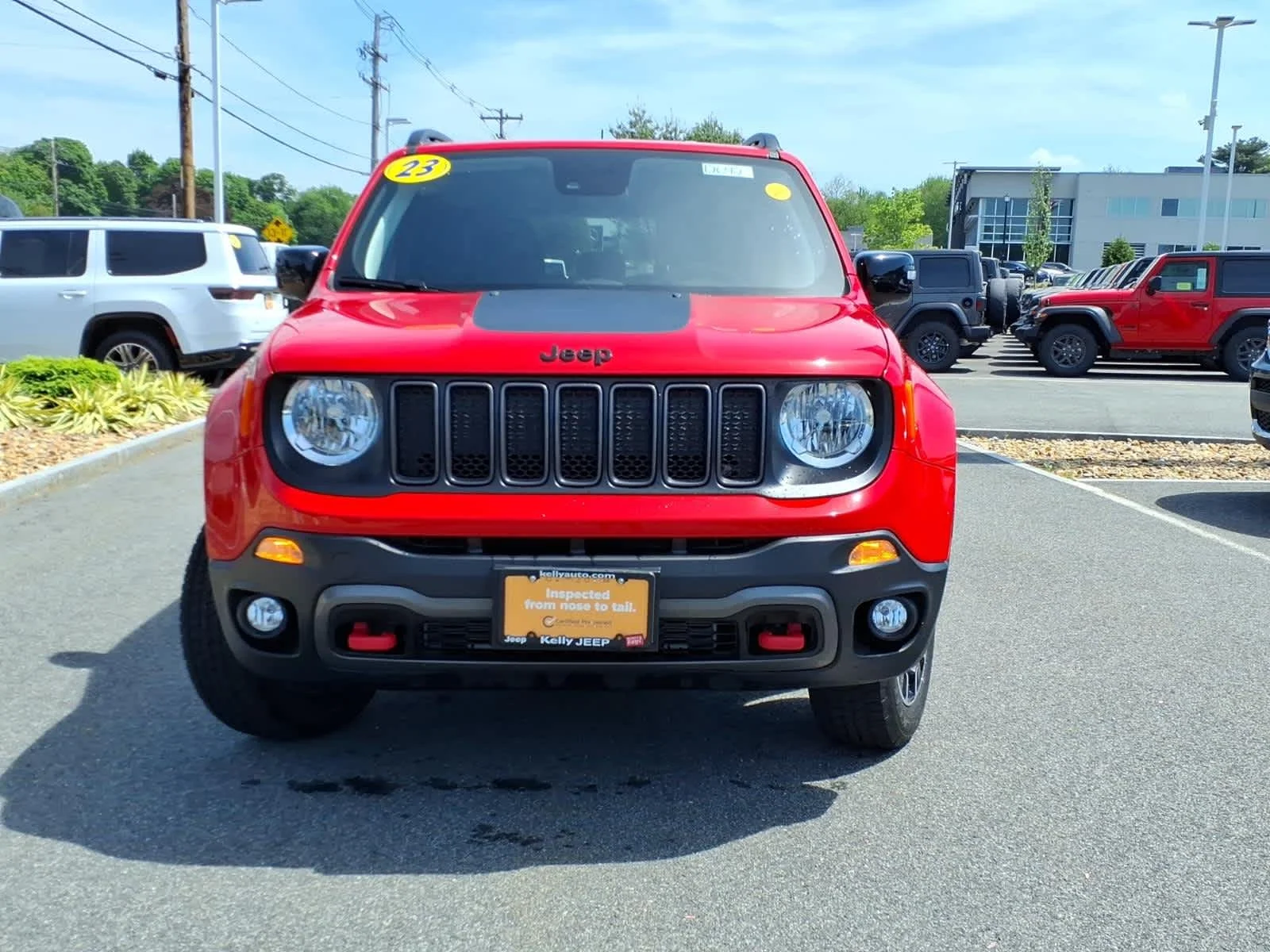 Certified Used 2023 Colorado Red Clearcoat Jeep Trailhawk image 3