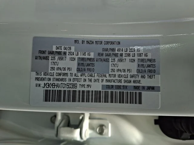 New 2026 White Mazda 2.5 S Select image 14