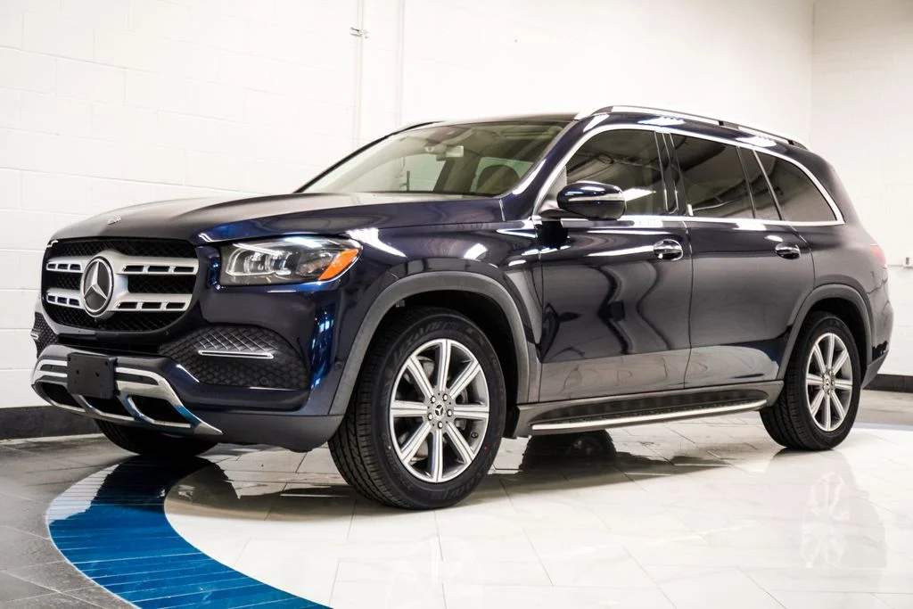 Used 2020 Blue Mercedes-Benz GLS 450 image 4