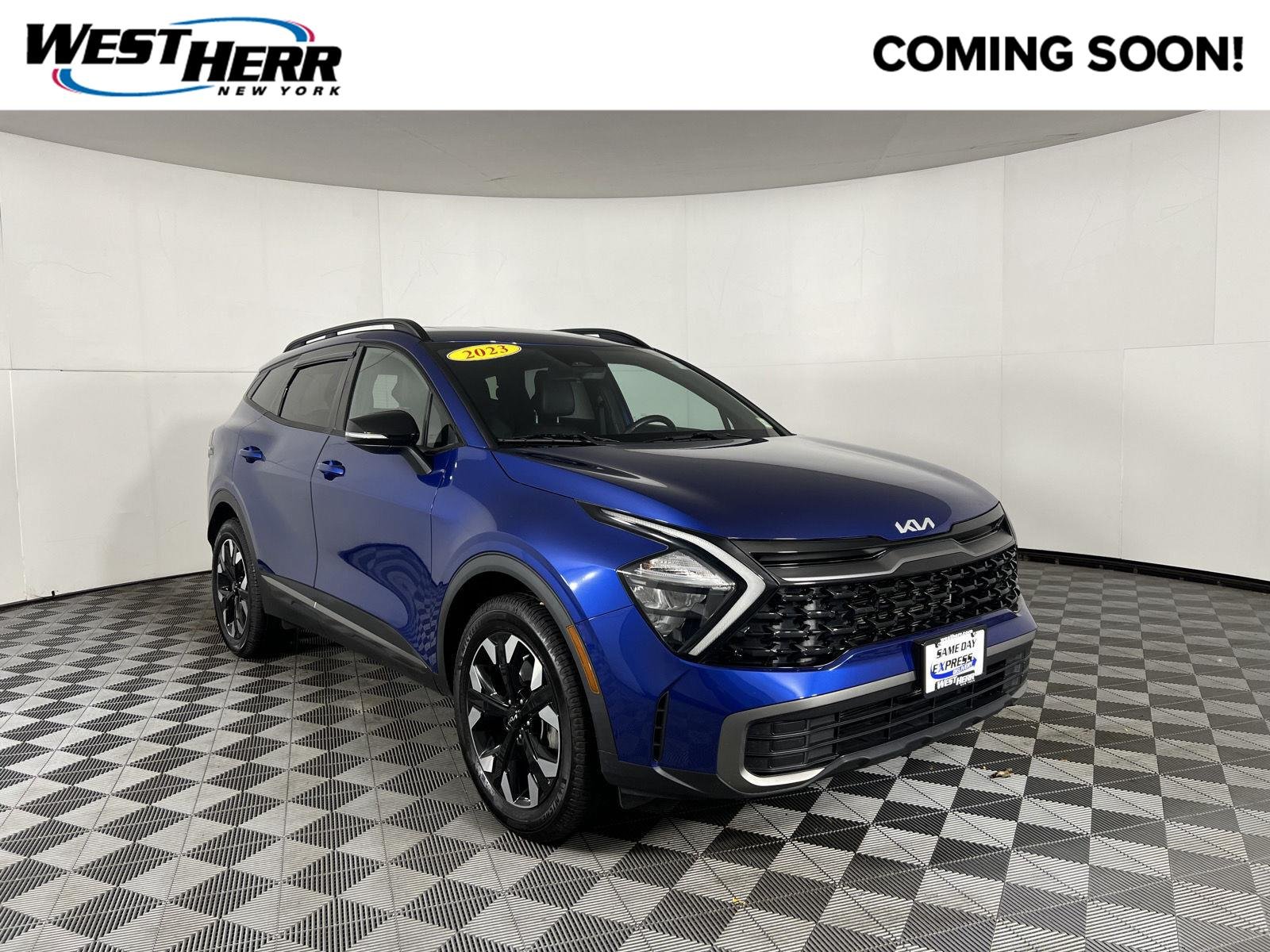 Used 2023 Sapphire Blue Kia X-Line image 1