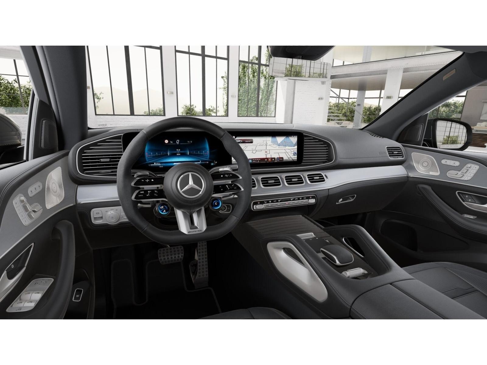 New 2026 Cirrus Silver Metallic Mercedes-Benz GLE 53 AMG® 4D Coupe 4MATIC®  image 46