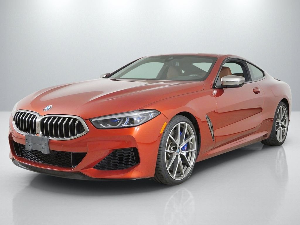 Used 2019 Sunset Orange Metallic BMW M850i xDrive image 1