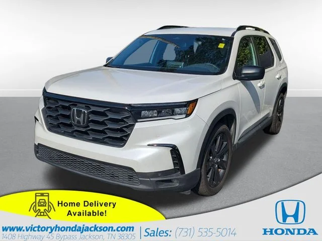 Used 2025 Platinum White Pearl Honda Sport image 1