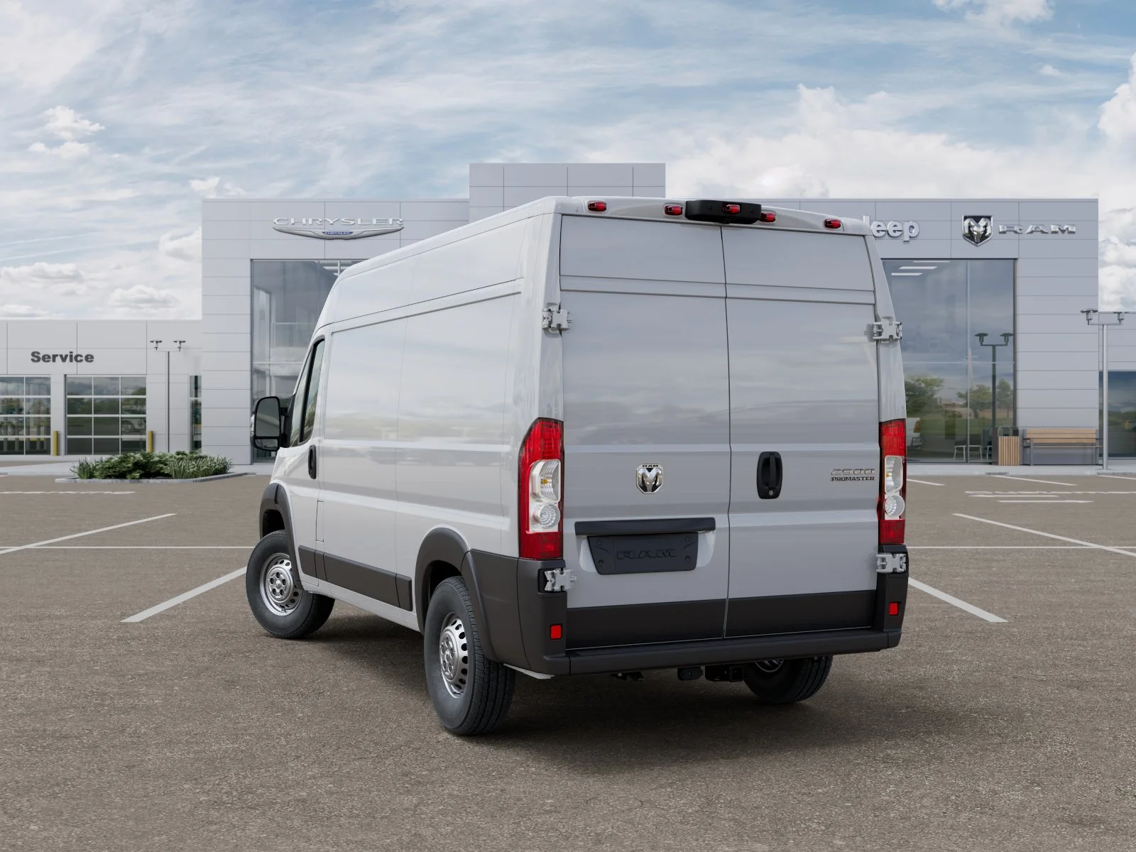 New 2026 Bright White Clearcoat RAM High Roof image 29