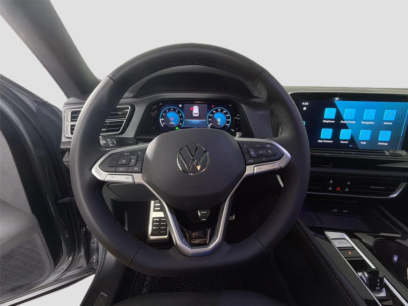 New 2026 Pure Gray Volkswagen 2.0T SEL R-Line Black image 11