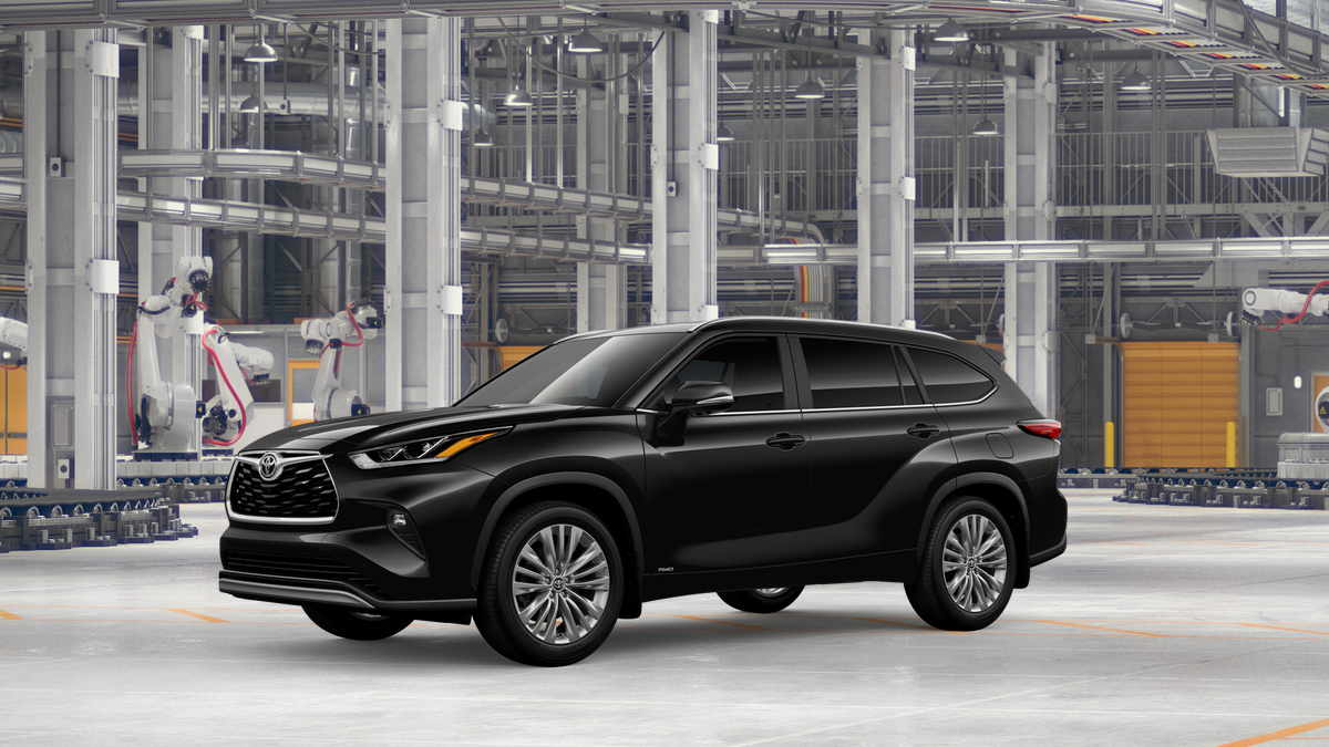 New 2026 Midnight Black Metallic Toyota Hybrid Platinum image 2