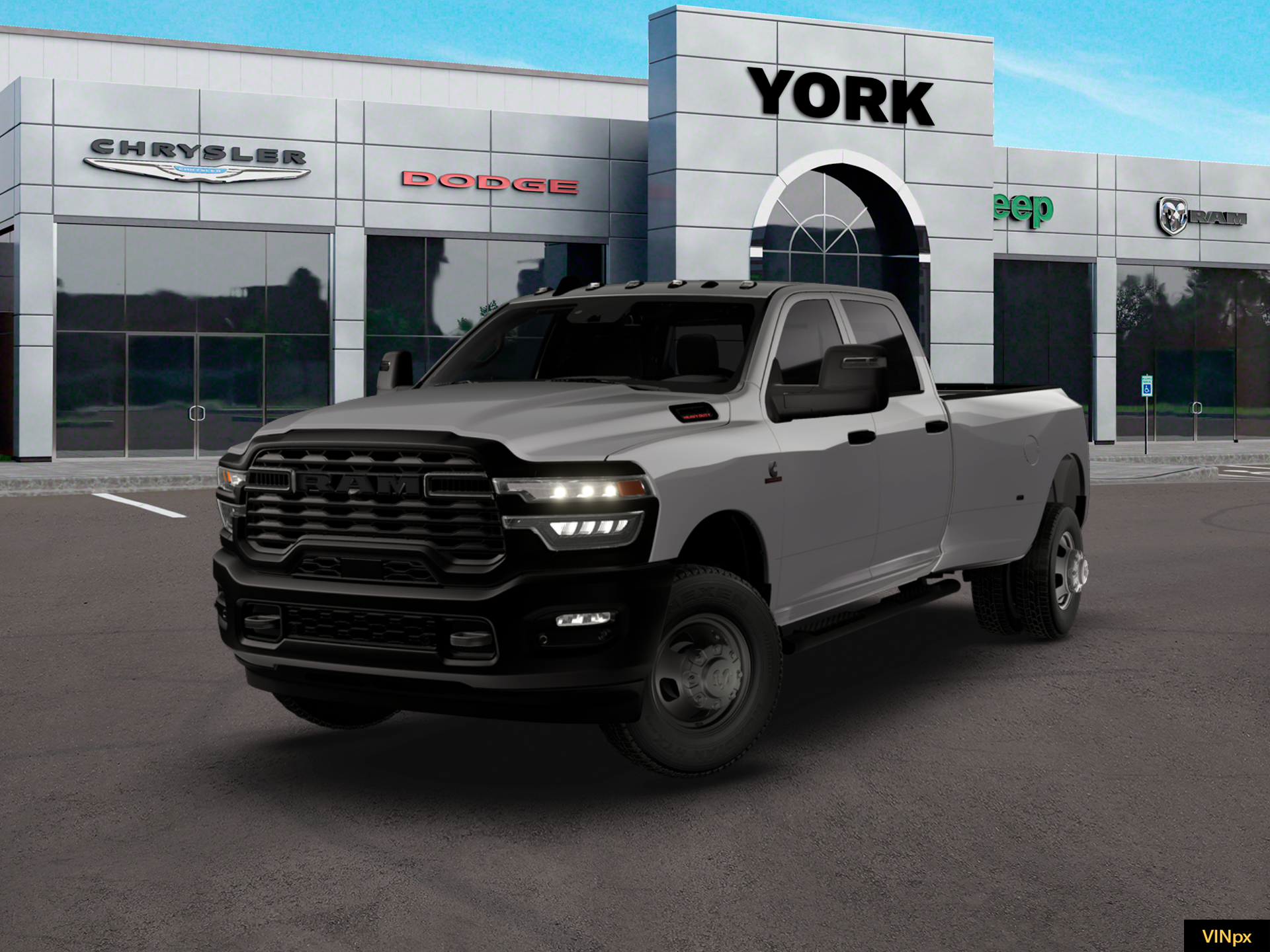 New 2026 Ceramic Gray Clear-Coat Exterior Paint RAM Tradesman image 1