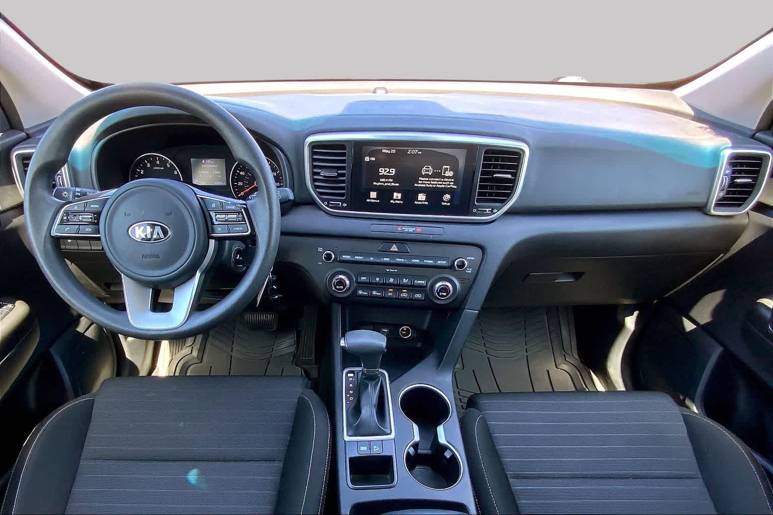 Used 2021 Black Cherry Kia LX image 14