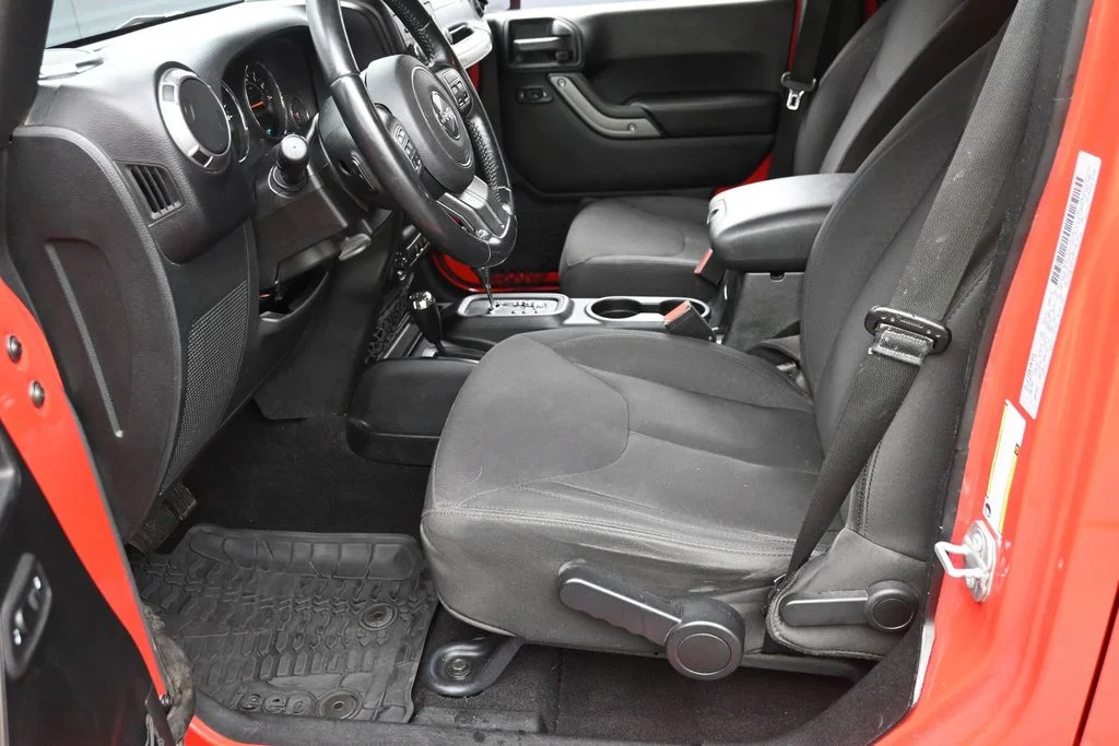 Certified Used 2018 Red Jeep Unlimited Sport image 16