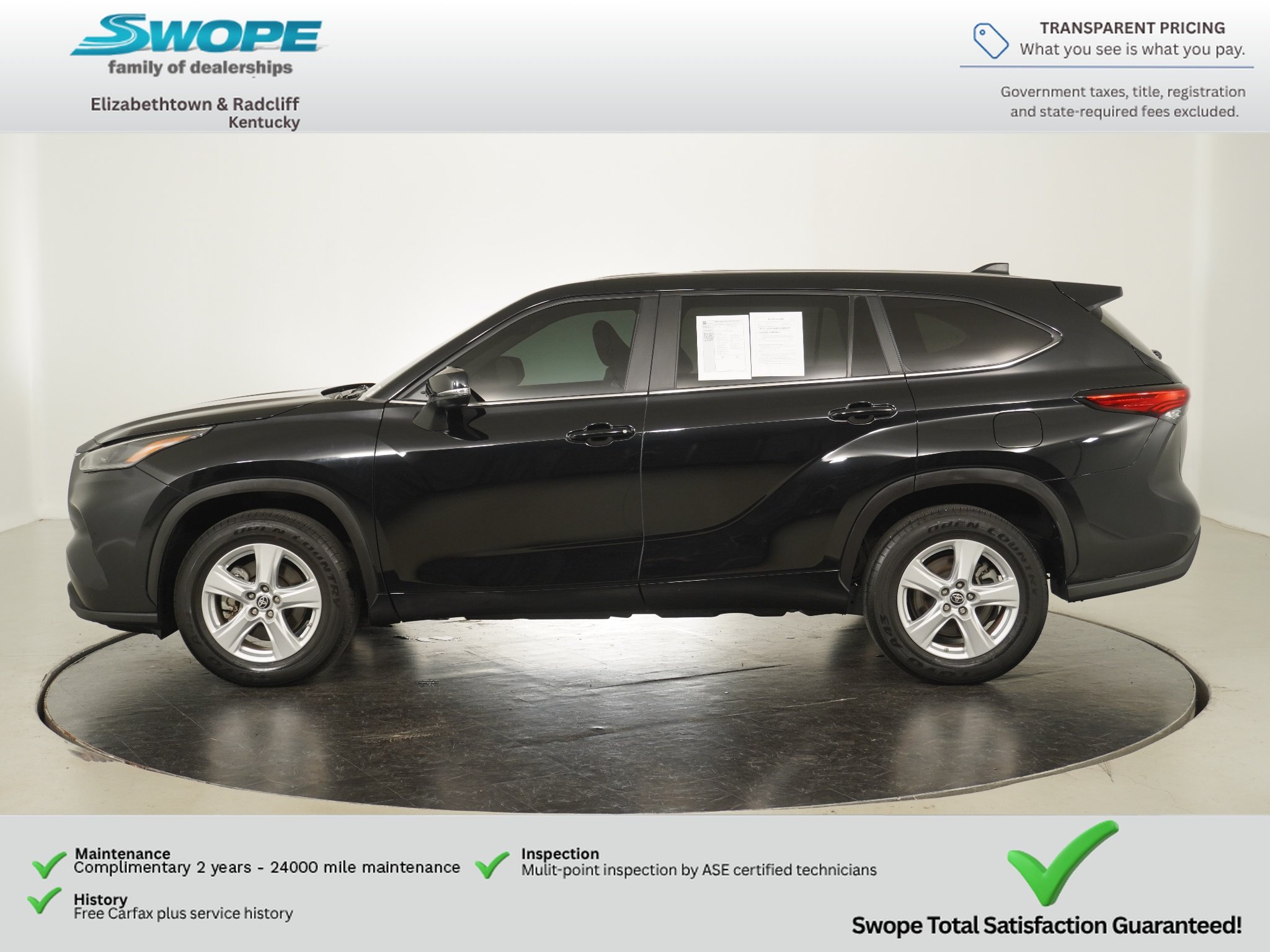 Used 2023 Midnight Black Metallic Toyota Hybrid LE image 7