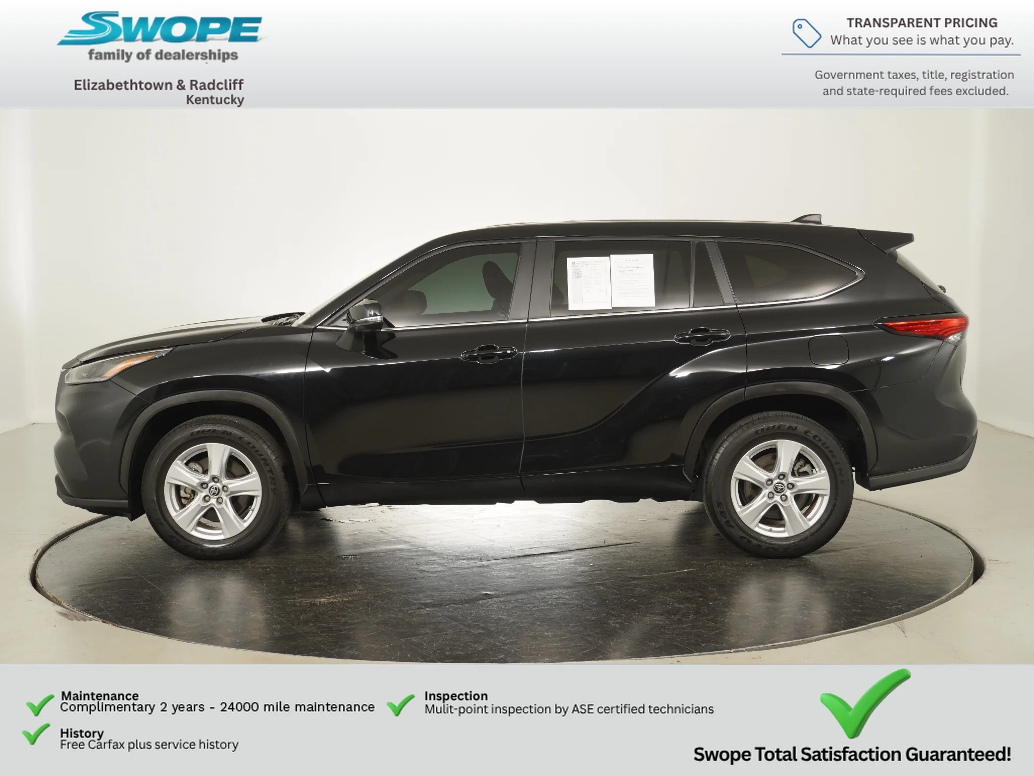 Used 2023 Midnight Black Metallic Toyota Hybrid LE image 7