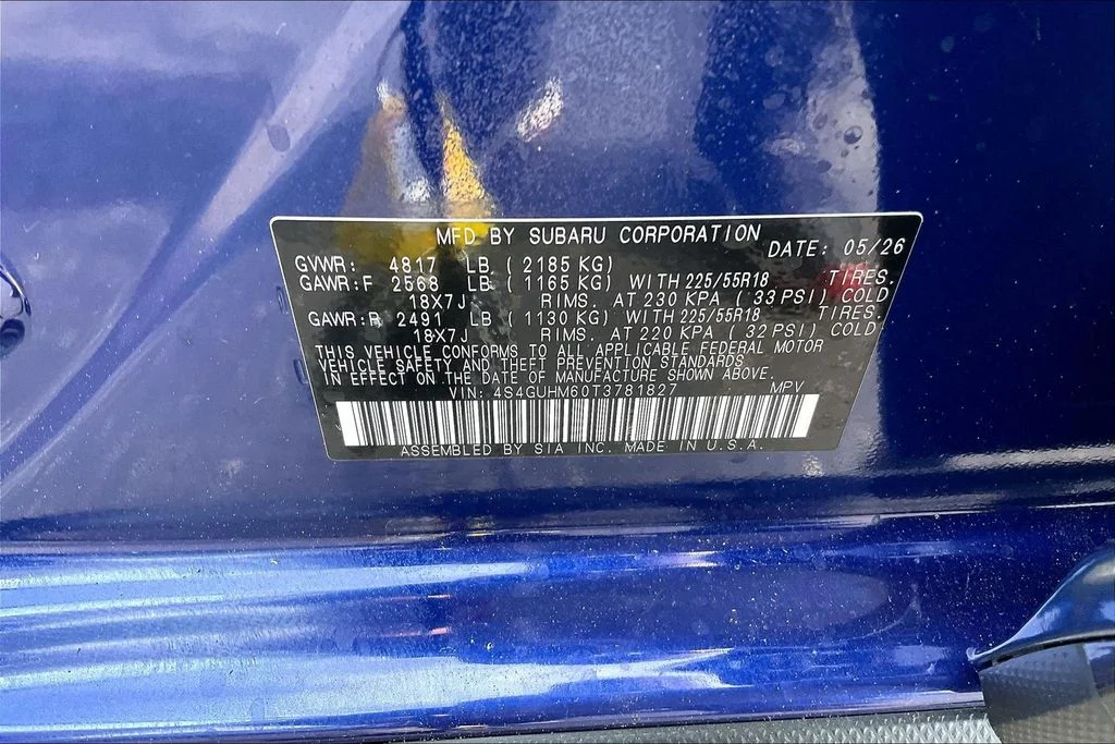 New 2026 SAPPHIRE BLUE PEARL Subaru Limited image 17