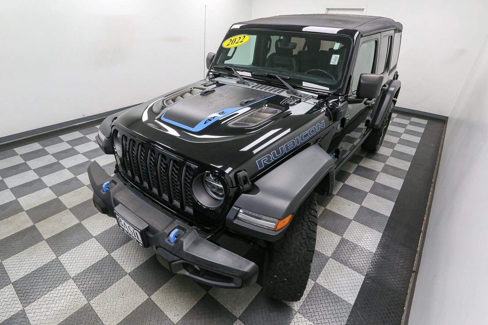 Used 2022 Black Clearcoat Jeep Unlimited Rubicon image 7