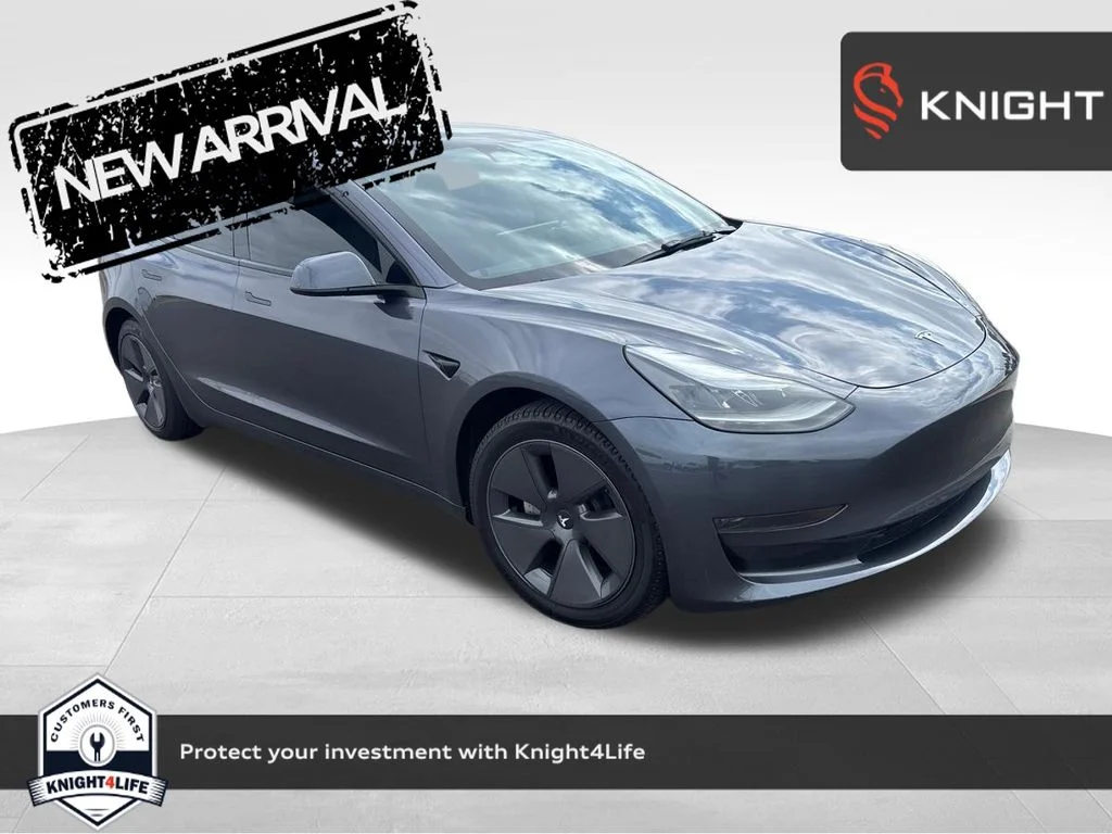 Used 2023 Midnight Silver Metallic Tesla Base image 1