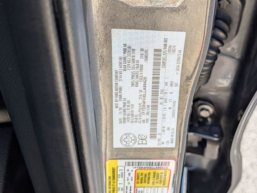 Used 2020 Gray Ford Lariat image 24