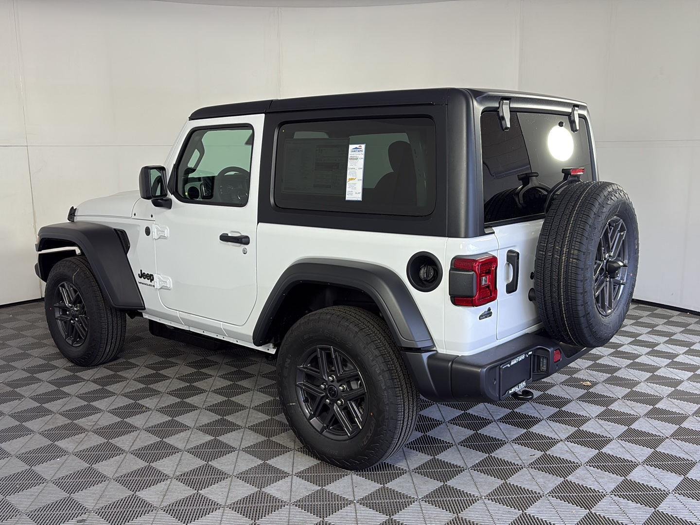 New 2026 Bright White Clear-Coat Exterior Paint Jeep Sport S image 6
