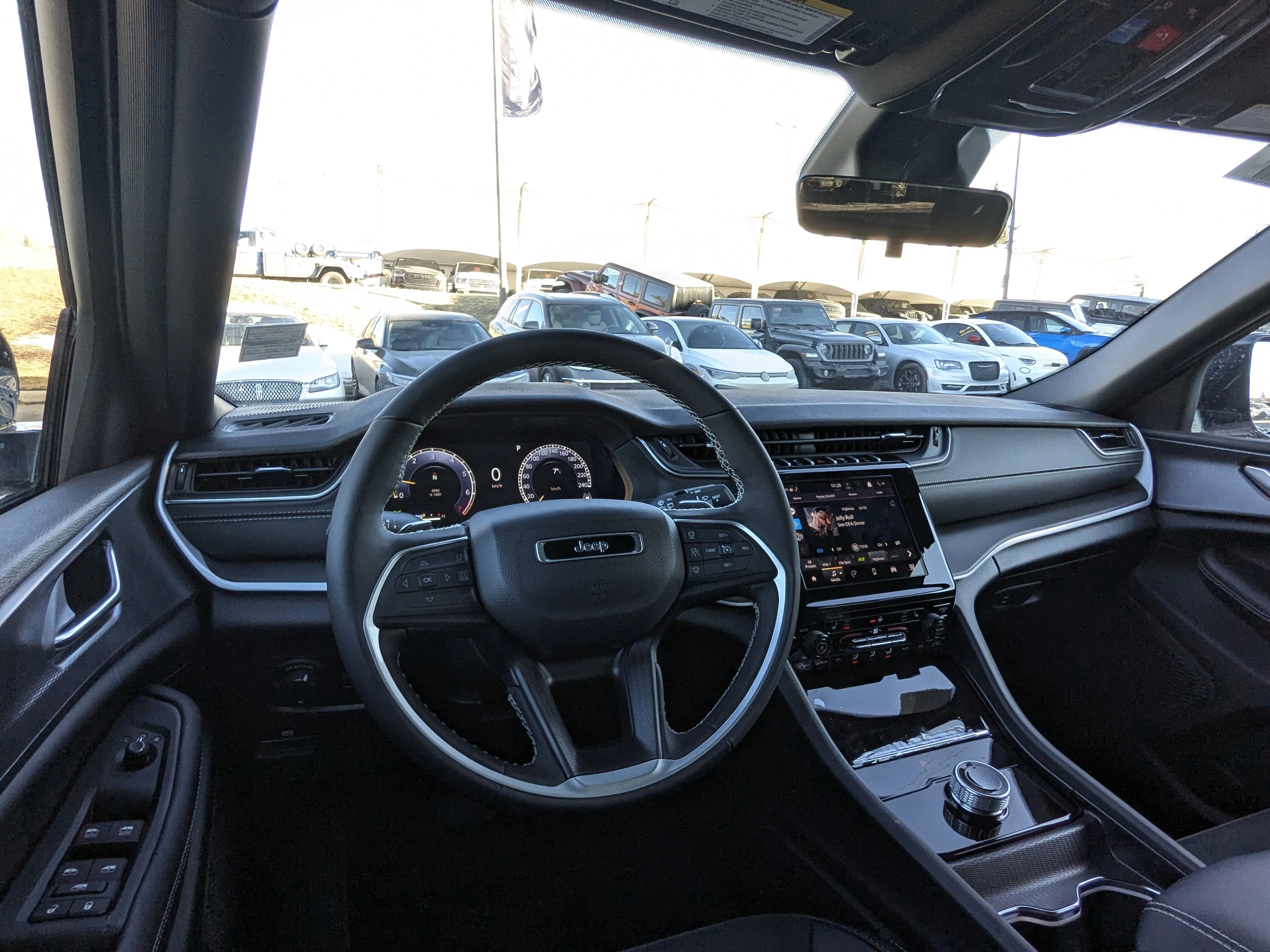 New 2025 White Jeep Altitude - - Power Sunroof - Power Liftgate - Wireless Charging - 20 Black Wheels & More image 25