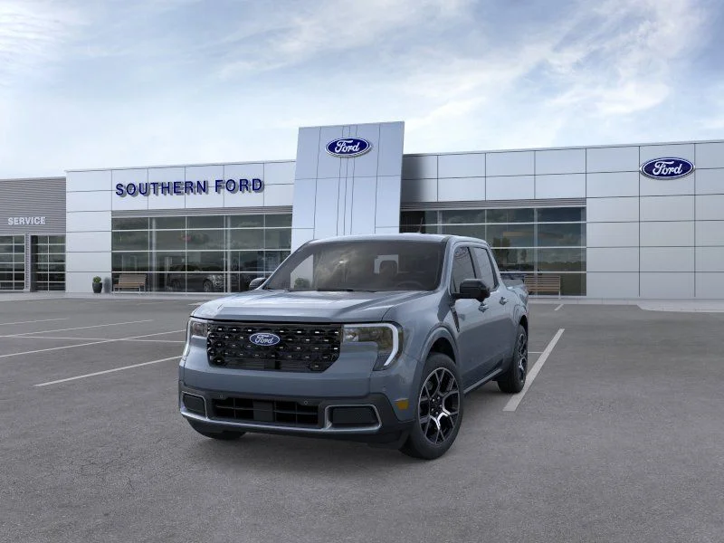 New 2026 Azure Gray Metallic Tri-Coat Ford Lariat image 2
