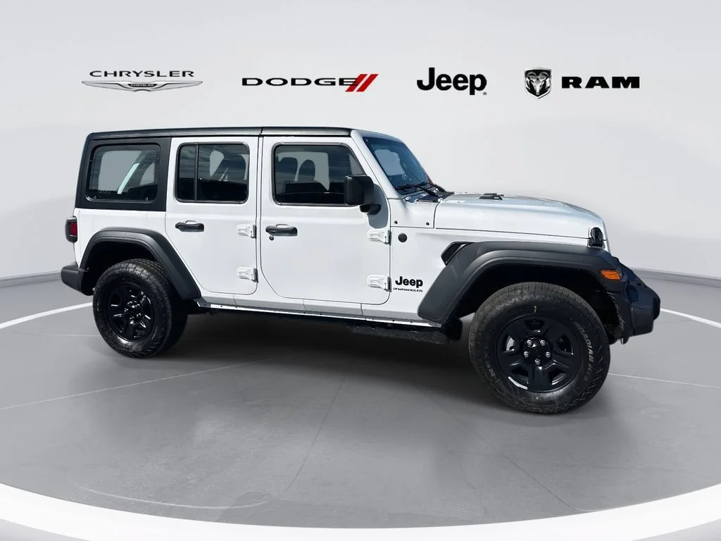 New 2026 Bright White Clearcoat Jeep Sport image 2