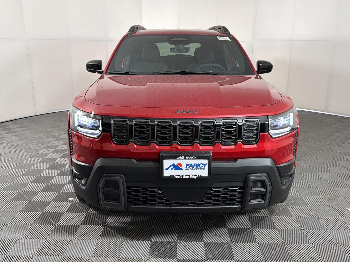 New 2026 Red Hot Pearl-Coat Exterior Paint Jeep Laredo image 3
