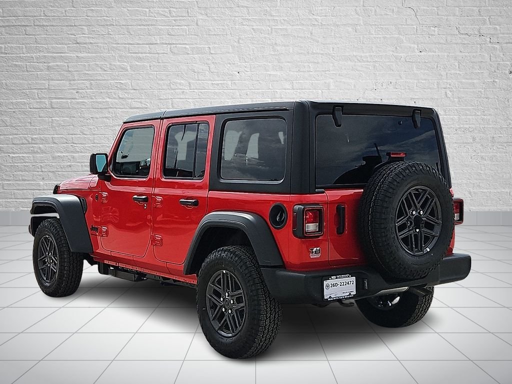 New 2026 Firecracker Red Clear-Coat Exterior Paint Jeep Sport S image 3