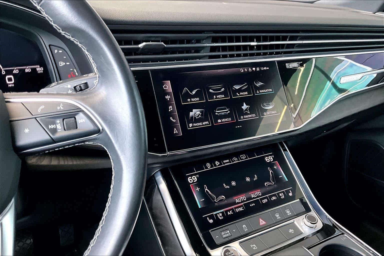 Used 2021 Navarra Blue Metallic Audi Premium Plus image 7