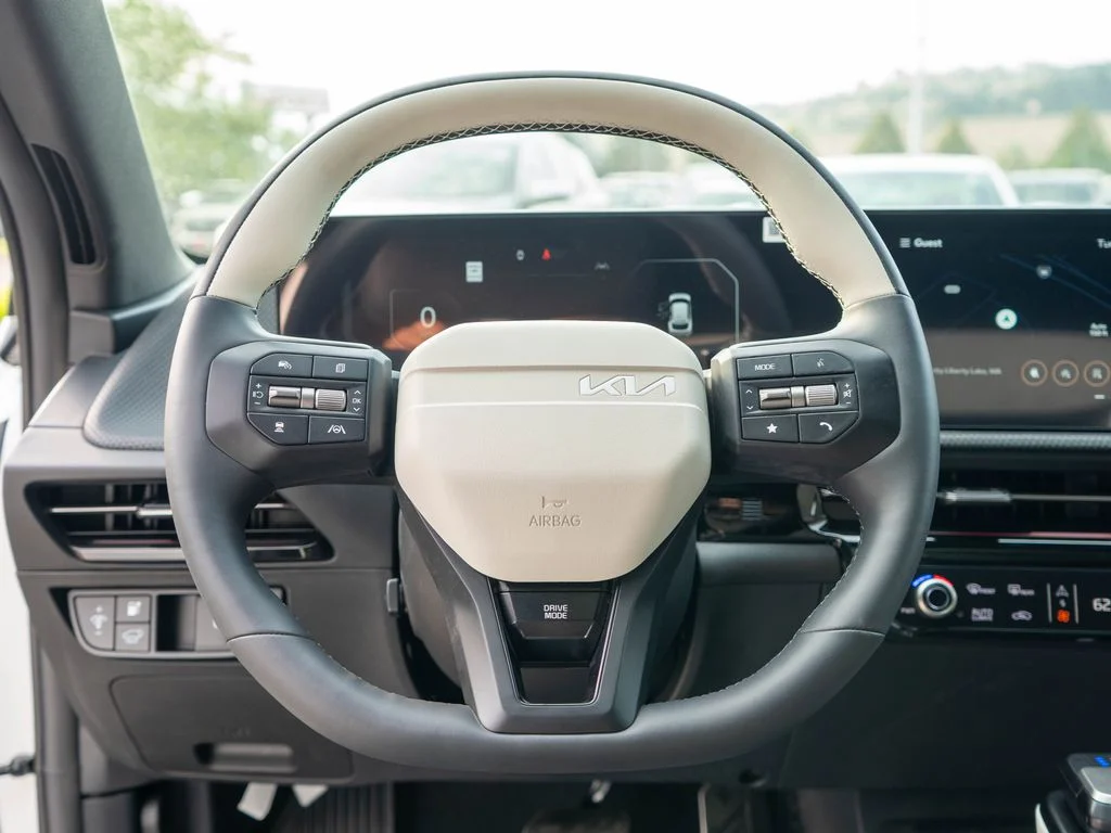 New 2026 Glacial White Pearl / Black Ro Kia GT-Line AWD image 16