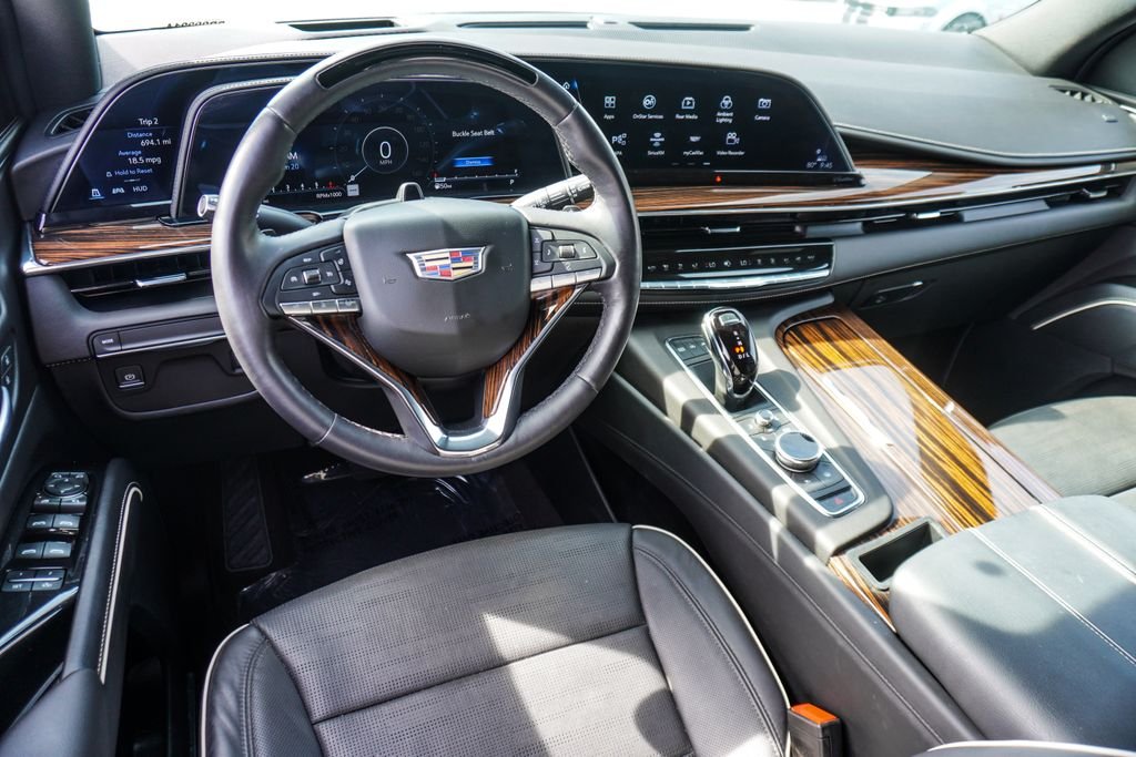 Used 2023 White Cadillac Premium Luxury image 14