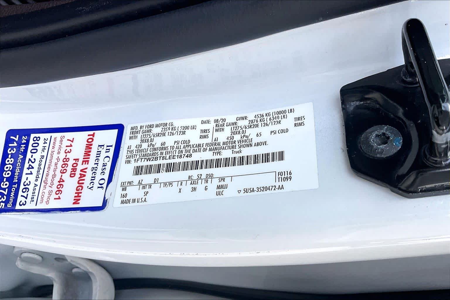 Used 2020 White Ford King Ranch image 34