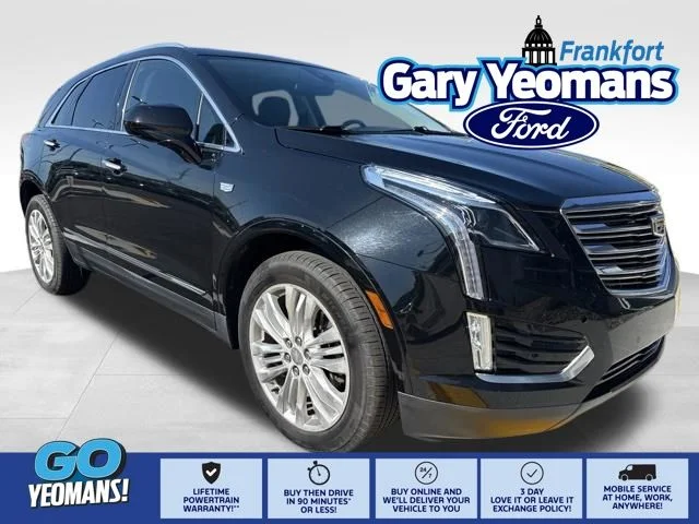 Used 2017 Stellar Black Metallic Cadillac Premium Luxury image 1