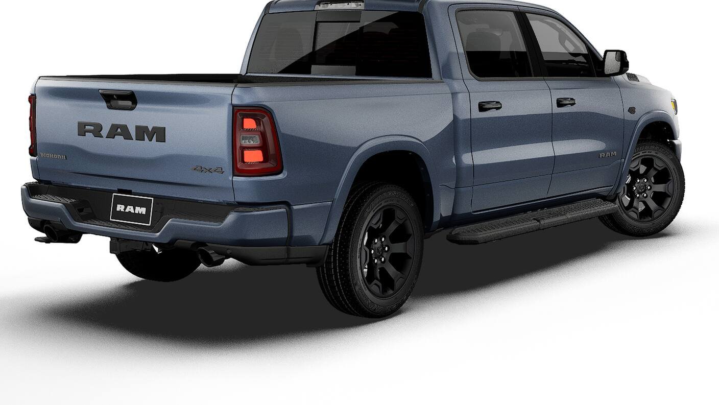 New 2027 Forged Blue Metallic Exterior Paint RAM BIG HORN image 2