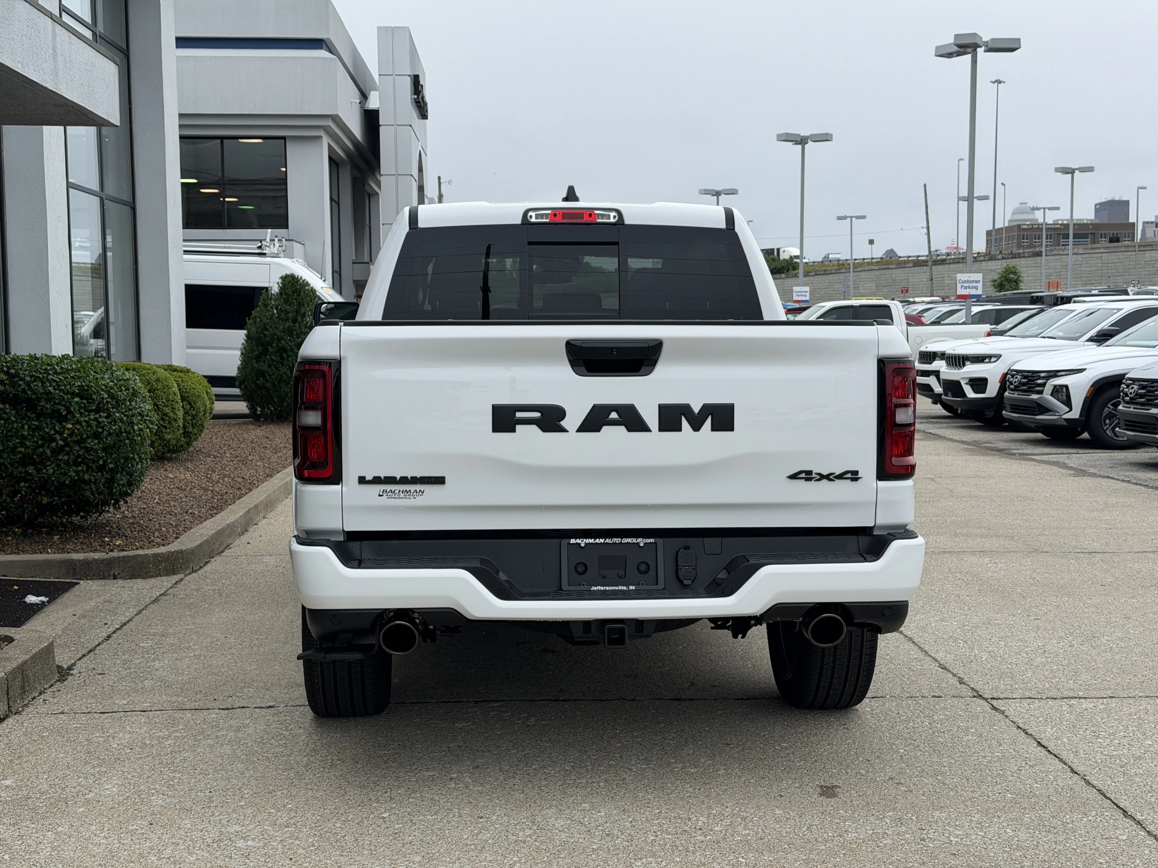 New 2026 Bright White Clear-Coat Exterior Paint RAM Laramie image 6