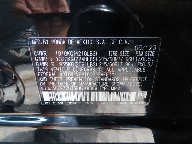 Certified Used 2023 Crystal Black Pearl Honda LX image 25
