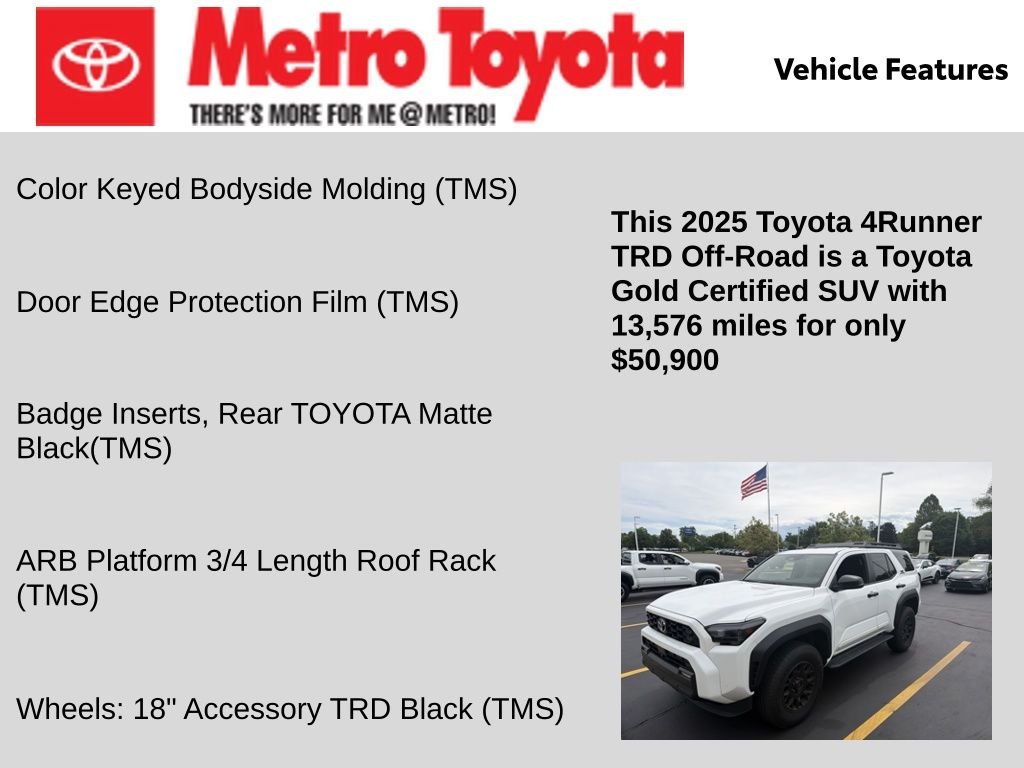 Certified Used 2025 White Toyota TRD Off-Road image 21