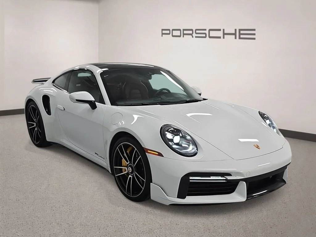 Certified Used 2021 White Porsche Turbo S image 8