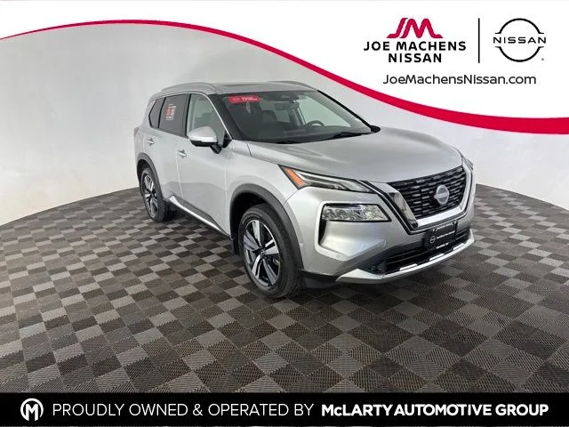 Certified Used 2022 Silver Nissan Platinum image 1