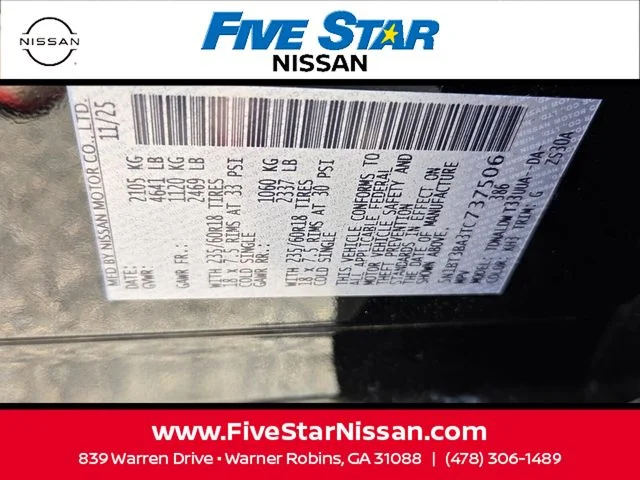 Used 2026 Black Nissan SV image 18
